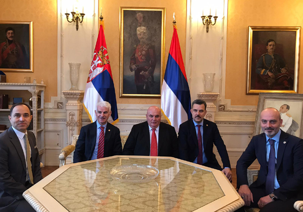 Палма и турски парламентарци у Скупштини Србије